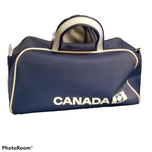 CANADA Blue & White Bowler Bag (13" ×6.5") - Picture 7 of 7